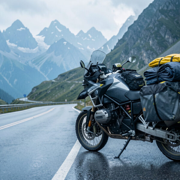 Road trip moto dans les Alpes : prévoir la pluie sans s’épuiser